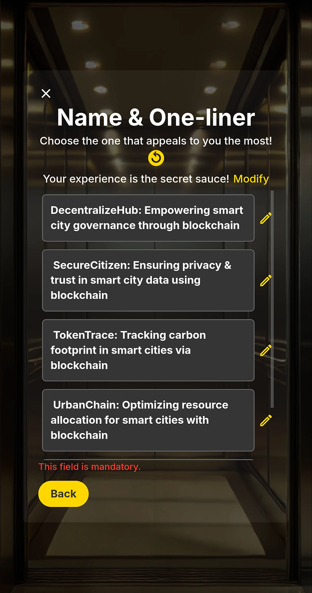 5가지 선택 옵션
